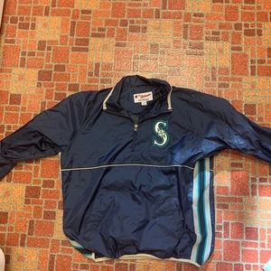 Seattle Mariners 1/4 zip windbreaker/bomber jacket